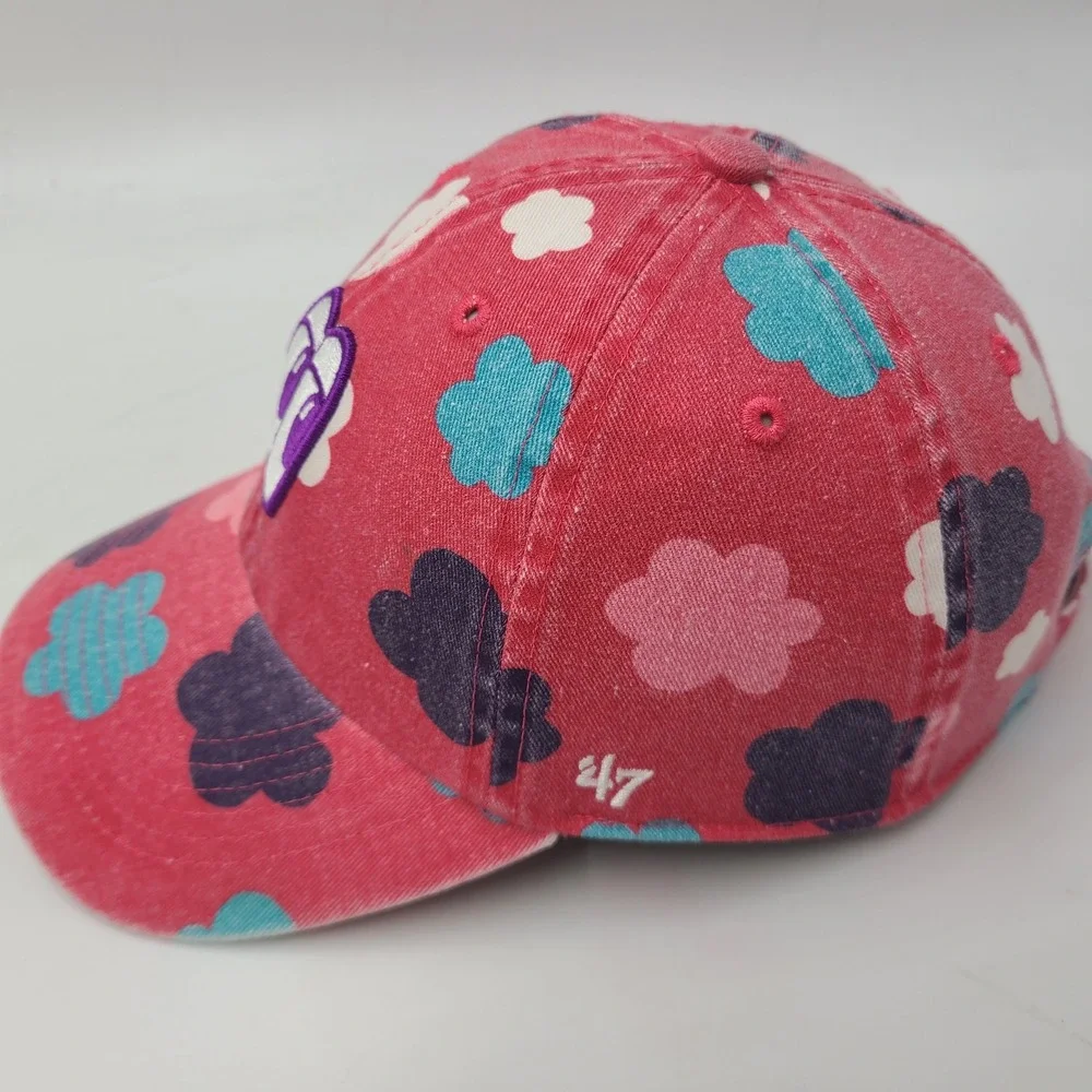 Kids Chattanooga Lookouts Hat Strapback 47 Brand Pink MiLB Baseball Logo Girls